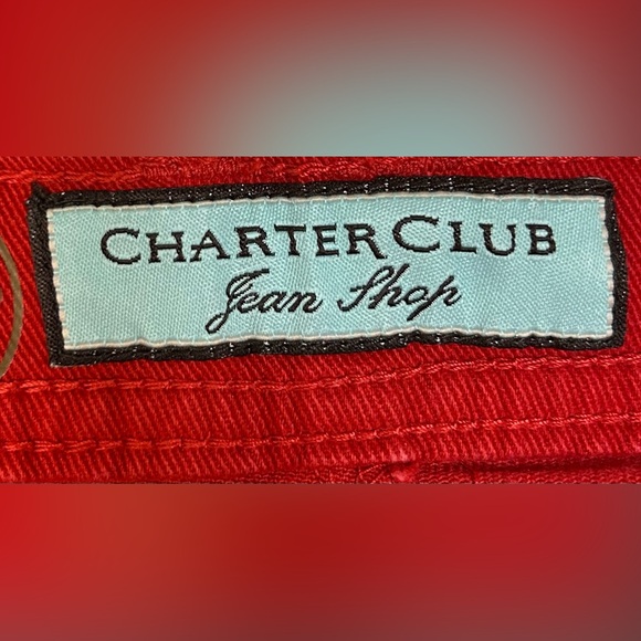 Carter Club Red Jeans | Size 16 Women’s - Picture 2 of 4